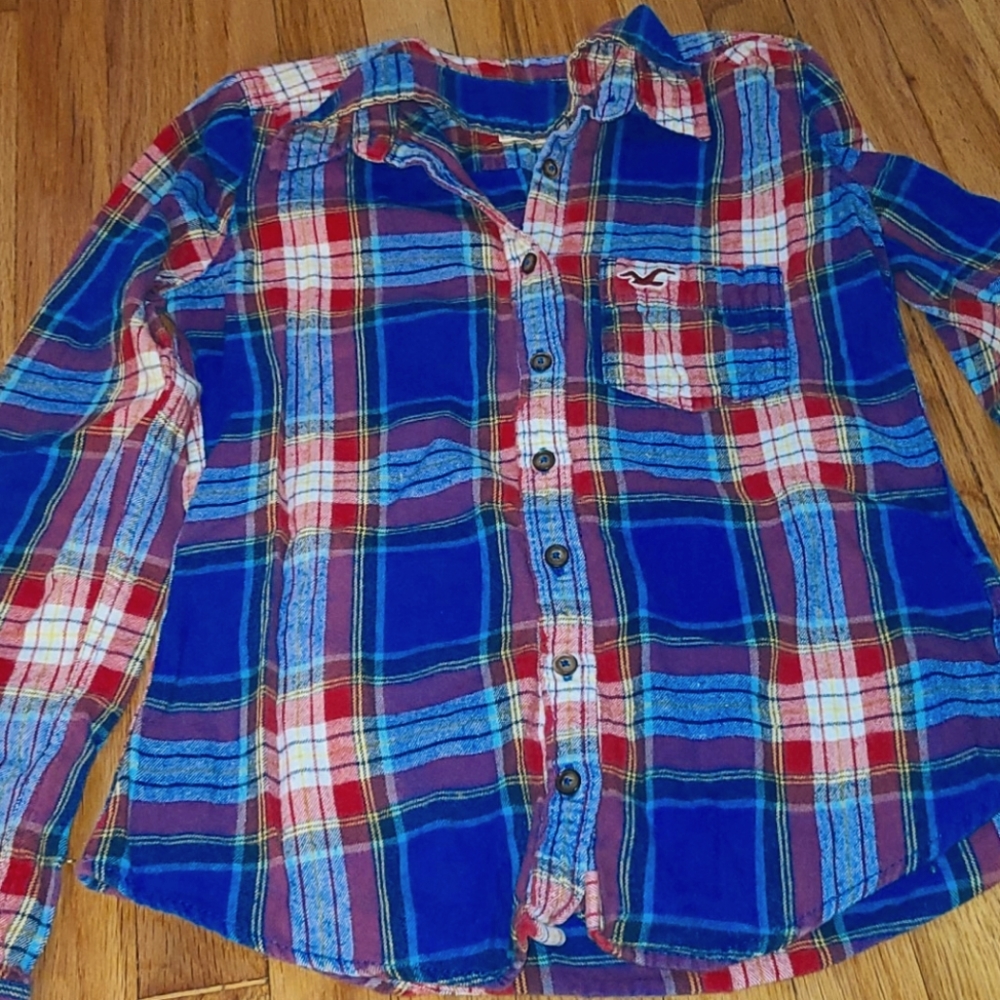 Plaid Hollister flannel